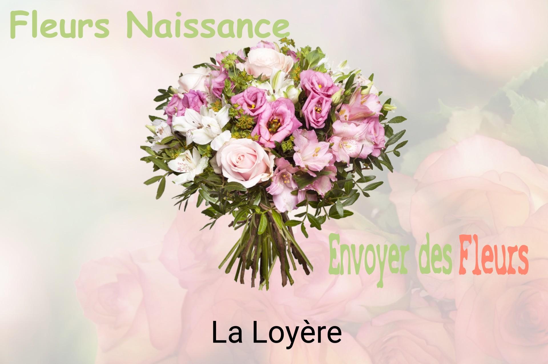 Bouquet de fleurs de naissance livré à La Loyère